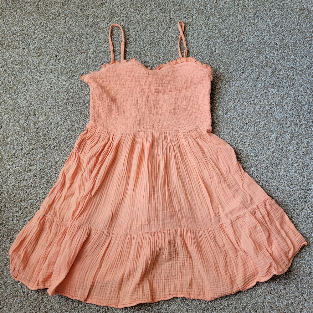 Anthropologie Flowy Coral Womens Blouse Top Size Medium - Picture 7 of 16